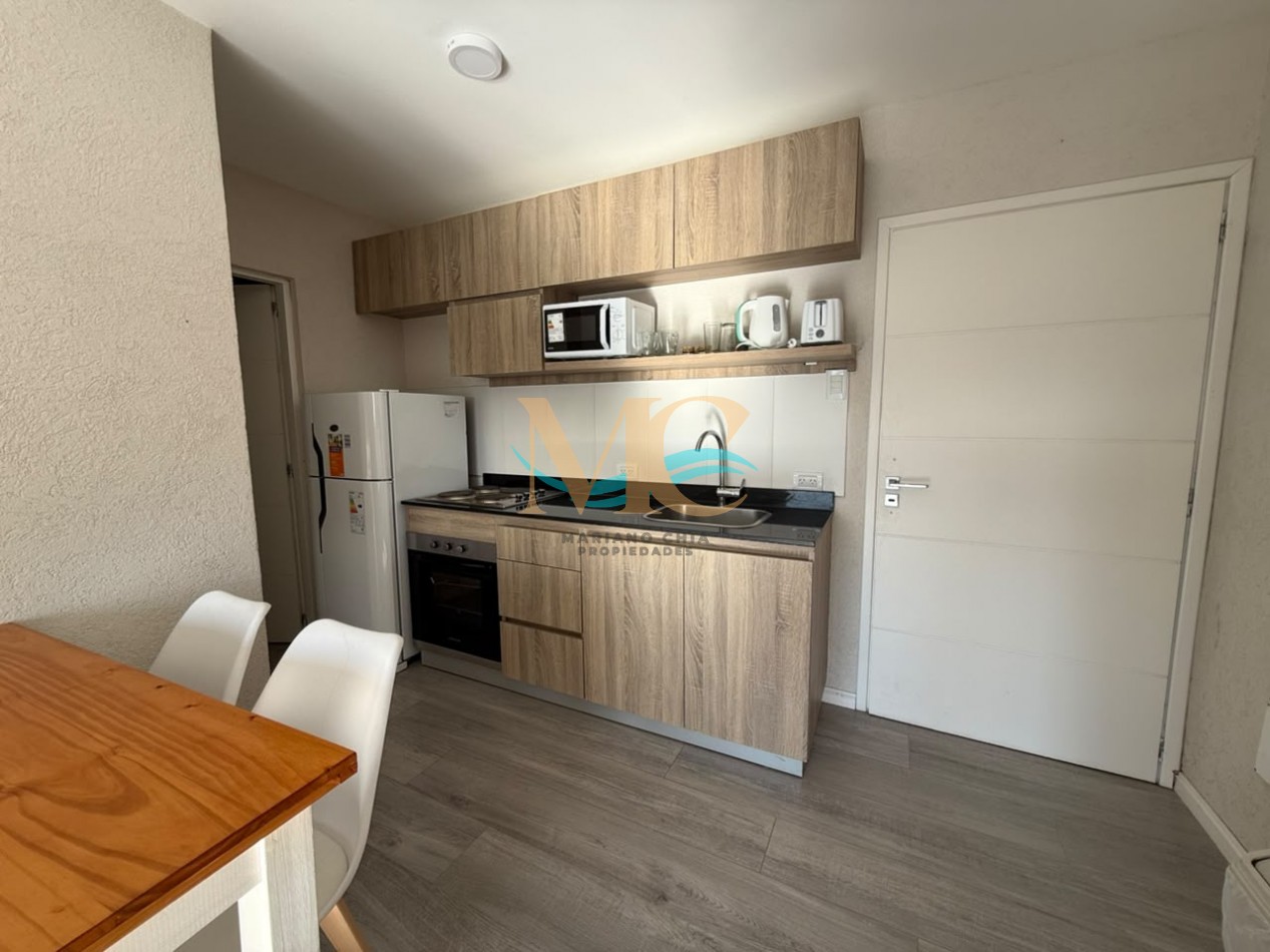 Departamento 2 ambientes con terraza en Pinamar