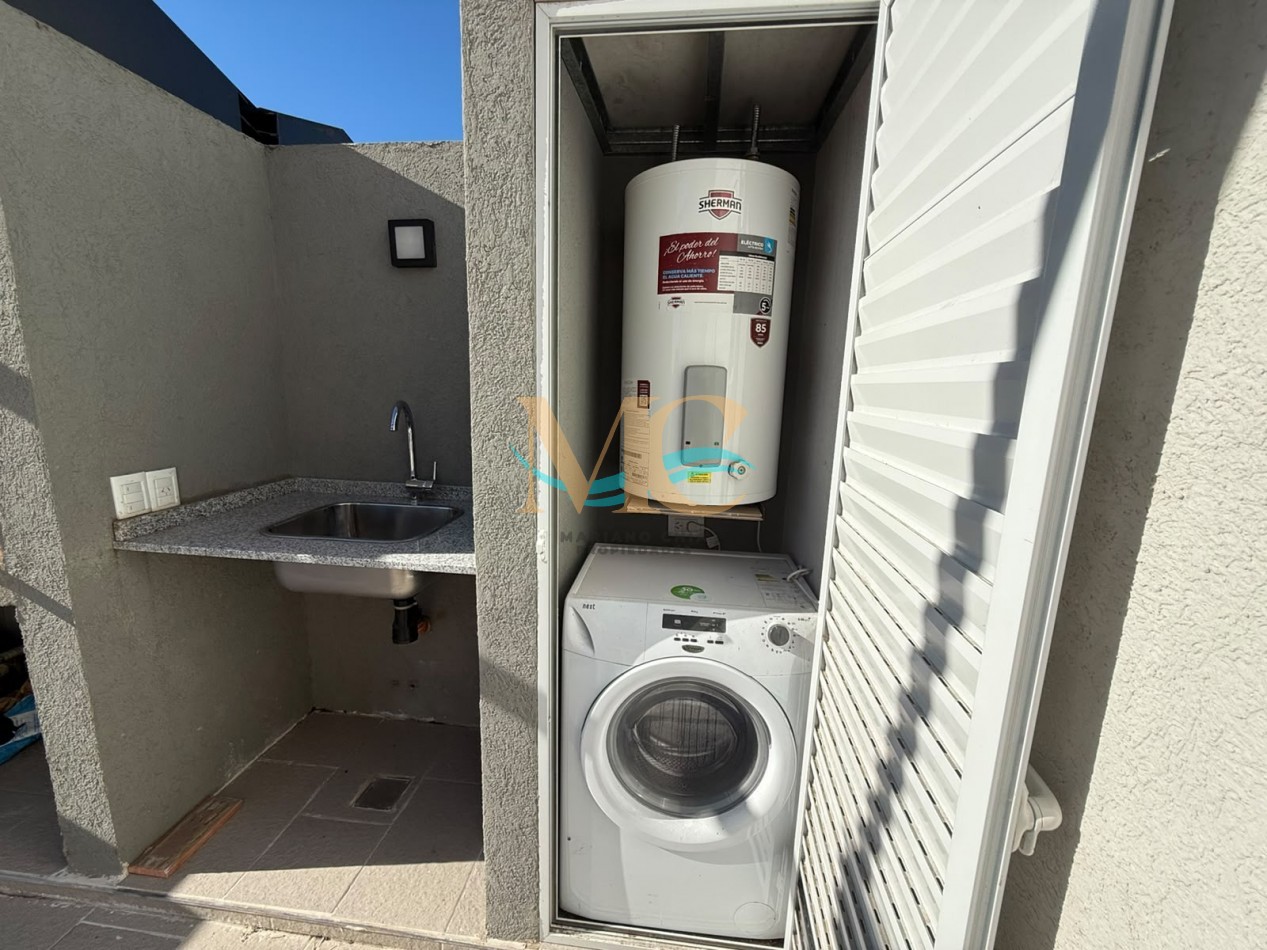 Departamento 2 ambientes con terraza en Pinamar