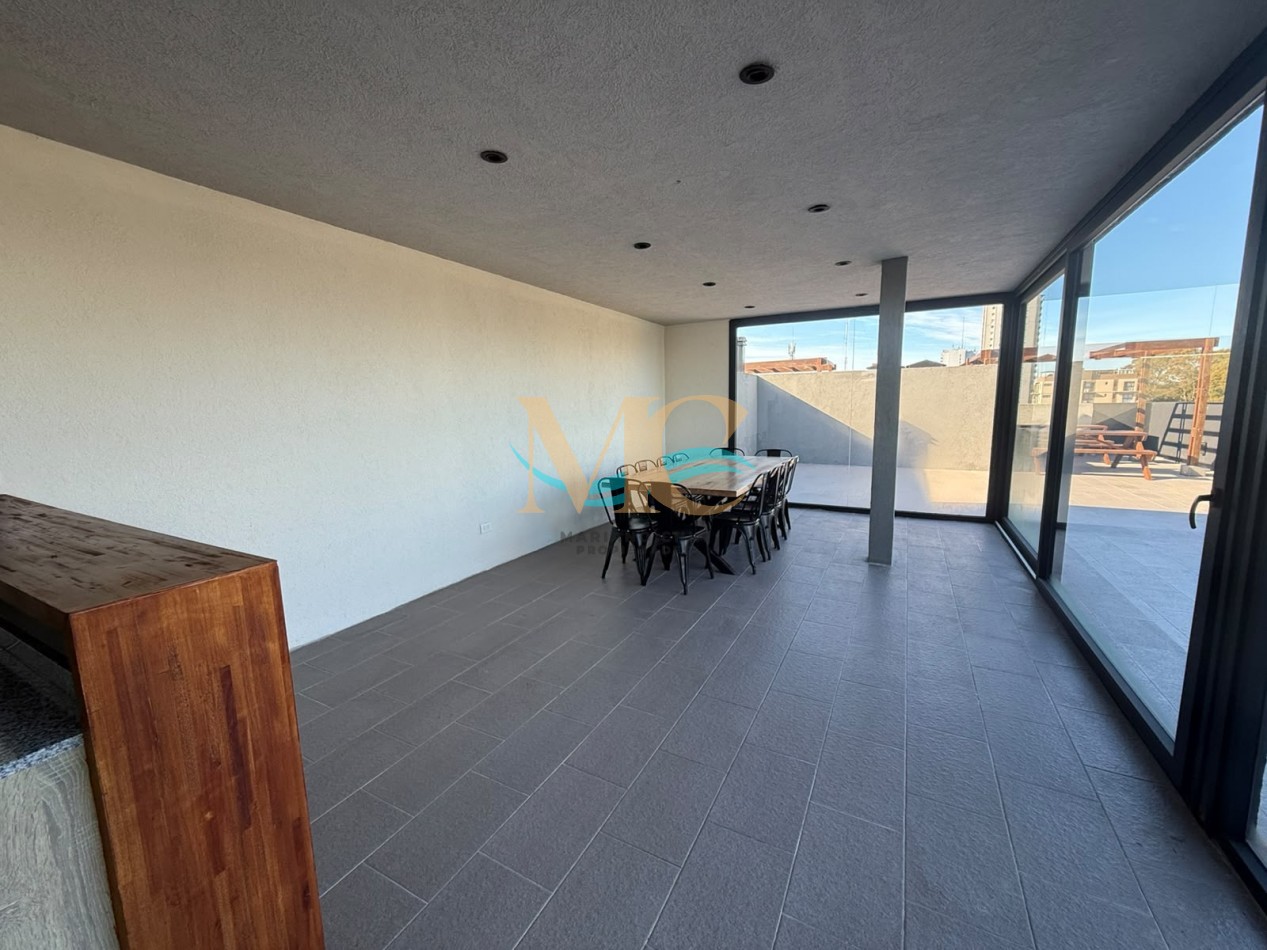 Departamento 2 ambientes con terraza en Pinamar