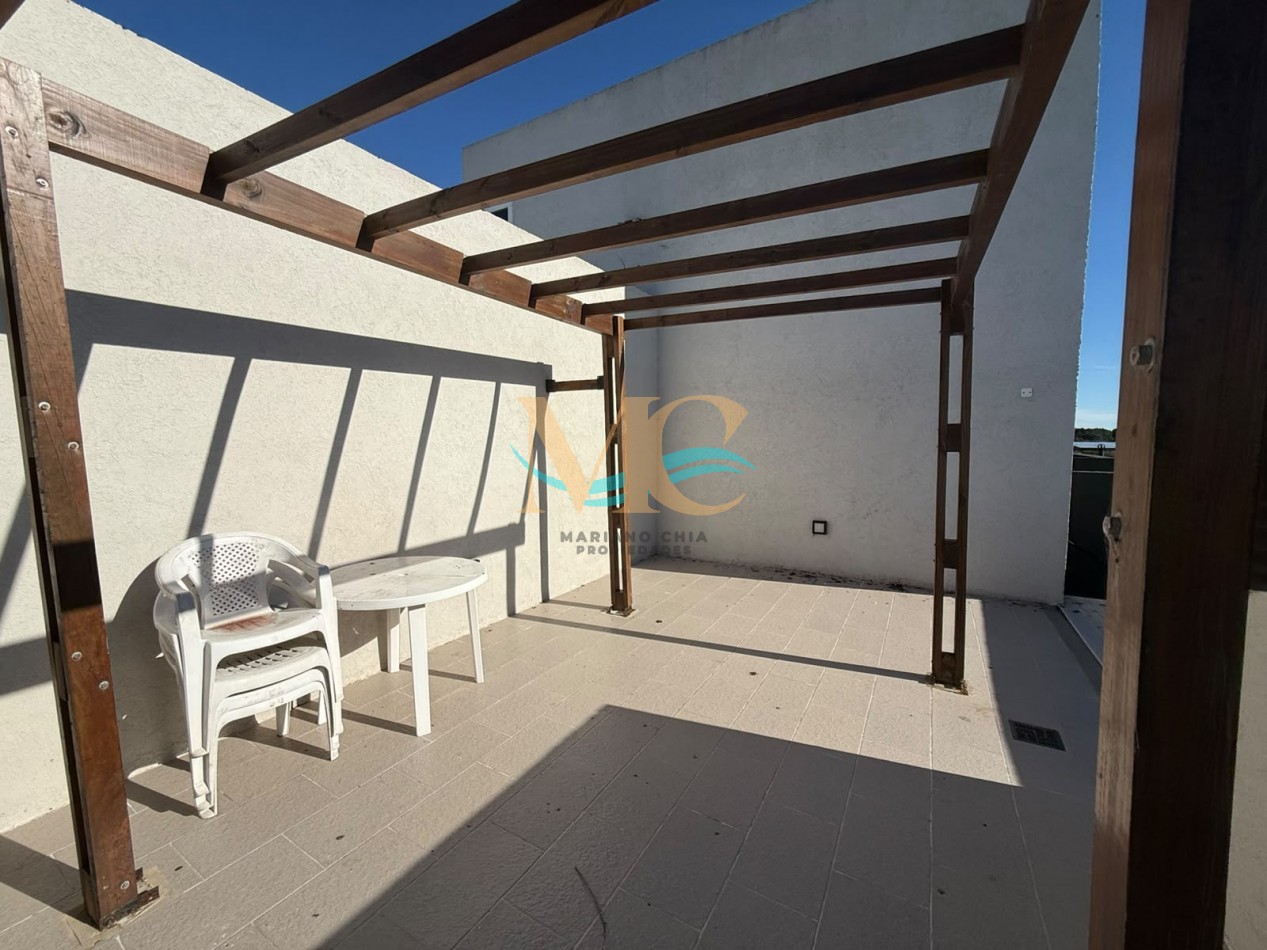 Departamento 2 ambientes con terraza en Pinamar
