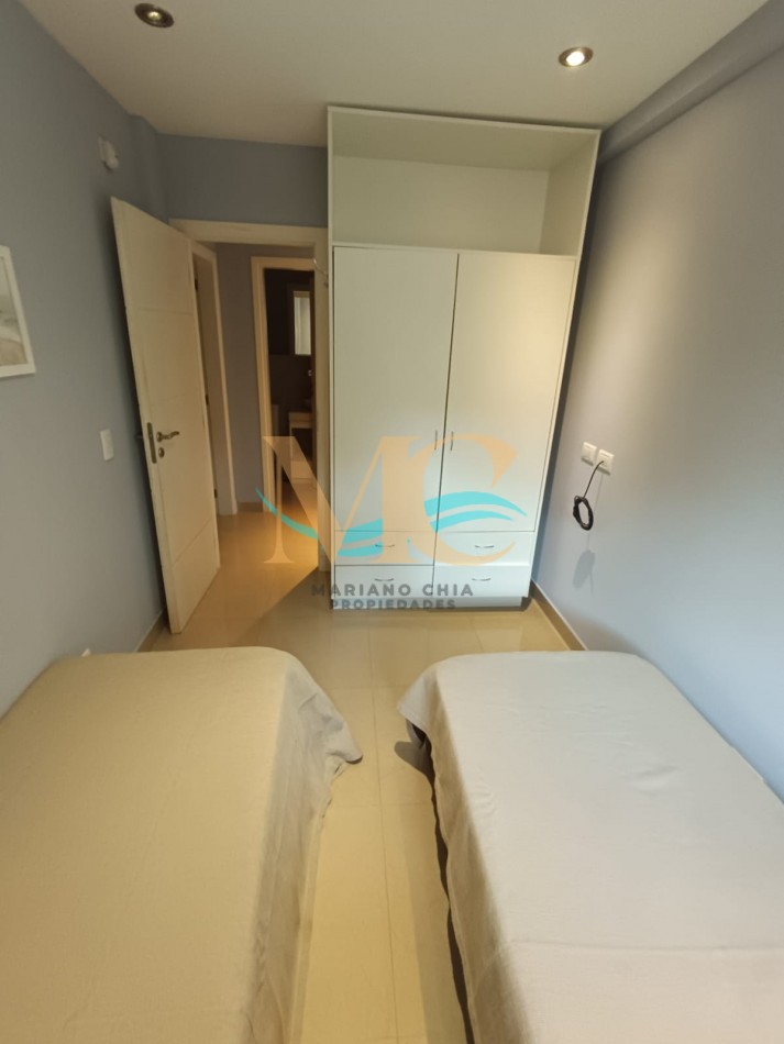Departamento 3 ambientes con amenities en Pinamar