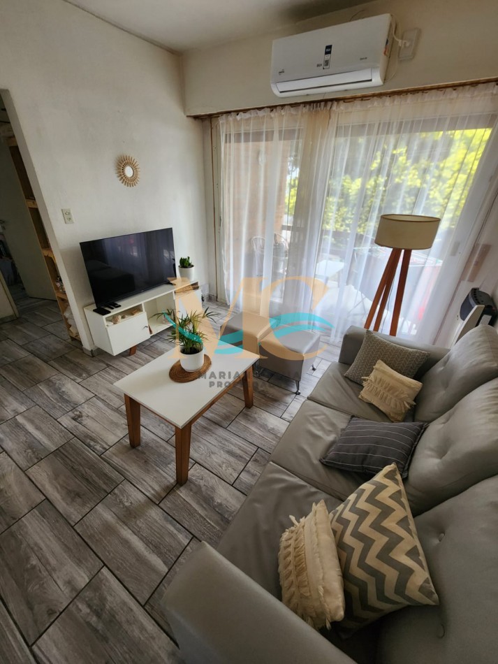 Departamento 3 ambientes reciclado en Pinamar