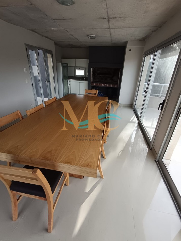 Departamento 3 ambientes con amenities en Pinamar
