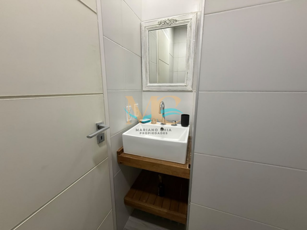 Departamento 2 ambientes con terraza en Pinamar