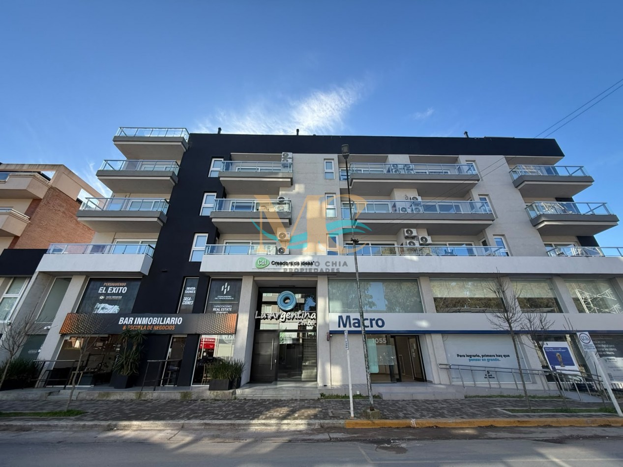 Departamento 2 ambientes con terraza en Pinamar